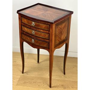 Fidelys Schey - Transition Period Chiffonnière Table Stamped F. Schey Mid 18th Century 