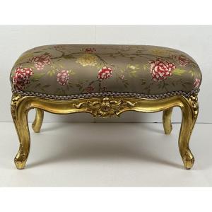 Louis XV Stool, Stamped Tilliard