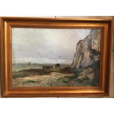 Alfred Casile (1848-1909) Mediterranean Edge.