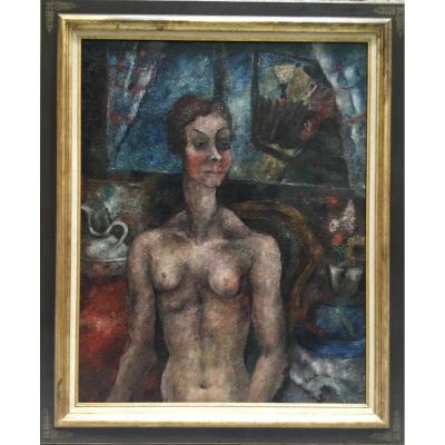 Edouard Joseph Goerg (1893-1969) - The Accordionist Lovers De Ma Bonne 1927