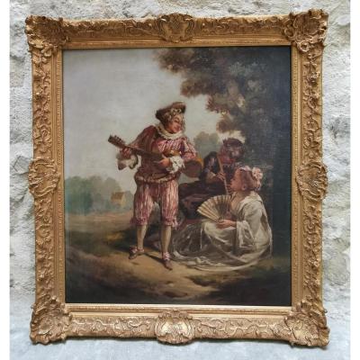 The Serenade After Jean-antoine Watteau