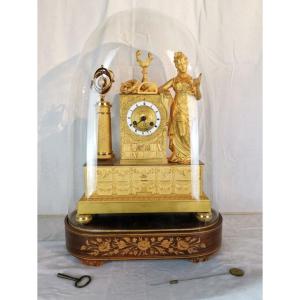 A Empire Pendulum Said To Scientific Objects. Early 19th Circa 1805