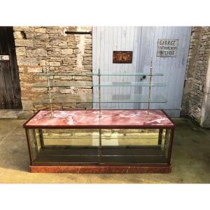 Large Presentation Unit. Store Display. Case. Pastry Shop. Trade Furniture.