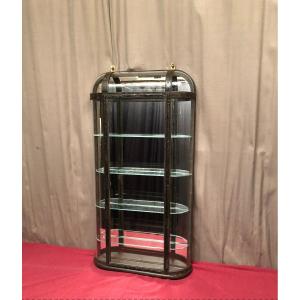 Rare Antique Shop Or Collector's Wall Display Case.