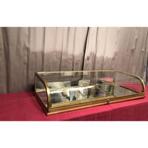 Old Large Display Window For A Store Counter, Business, Trade.