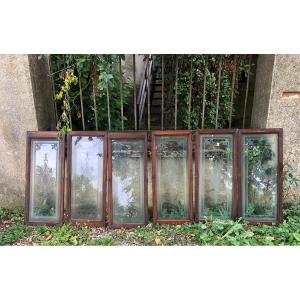 Glass Pharmacy Door Panels. Former Store, Business, Trade.