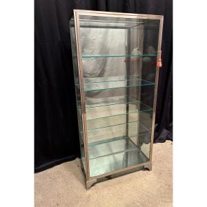 Antique Store Display Cabinet On Stand. Art Deco Period, 1930.