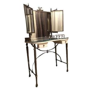 Old Triptych Dressing Table.