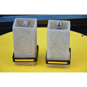 Pair Of Wall Lights From A Set By Maison Arlus