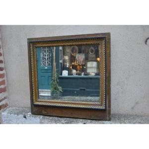 18th Century Woodwork Mirror.