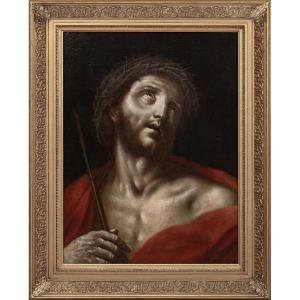 Christ Wearing The Crown Of Thorns, 17th Century Circle Of Carlo Dolci (1616-1686)