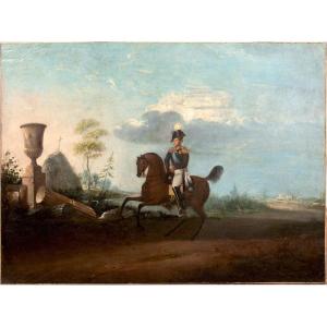 Emperor Nicholas I Of Russia On Horseback, 19th Century Heinrich Müller (1781-1851)
