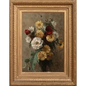 Still Life Of A Bouquet Of Summer Flowers, 19th Century By Matthijs Maris (1839-1917)