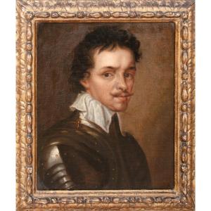 Portrait Of Thomas Wentworth, 1st Earl Of Stafford (1593-1641), 17th Century Anthony Van Dyck