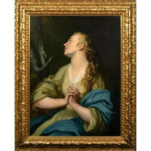 The Penitent Magdalene, 18th Century Circle Of Pompeo Girolamo Batoni (1708-1787)  