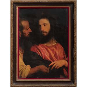 The Tribute, 17th Century Follower Of Titian (1488-1576)  