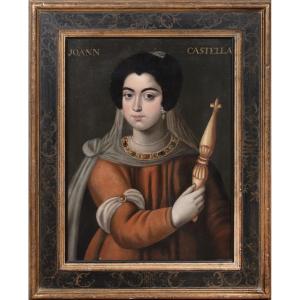 Joanna Of Castile And Aragon (1479-1555), Known As Joanna The Mad, 17th Century, Italian School