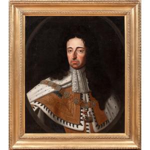 Portrait Of King William III (1650-1702), Known As William Of Orange, 17th Century  