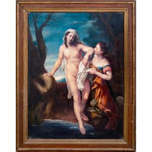 Nude Bather And Servant, 18th Century, French School