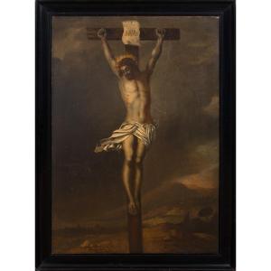 The Crucifixion, 17th Century, Circle Of Anthony Van Dyck (1599-1641)