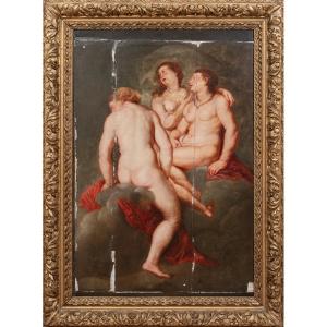 He Three Graces, 17th Century Circle Of Peter Paul Rubens (1577-1640)