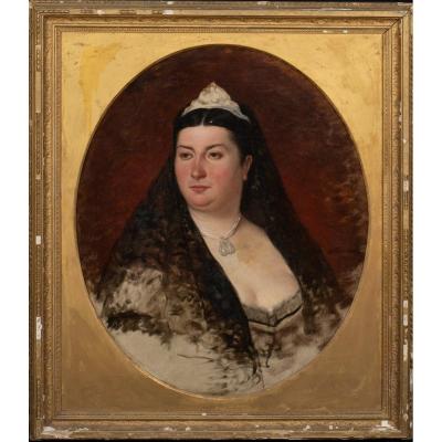Portrait Of A Fat Princess Believed To Be Princess Mary Adelaide Of Cambridge