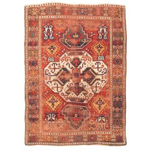 Antique Caucasien Rug, Kazak, Lori Pambak, Circa 1850