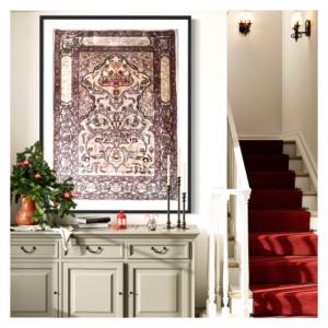 Small Héréké Silk Rug