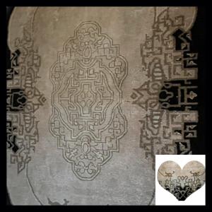 Old Art Deco China Oval Carpet