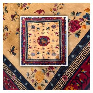 Ancient Chinese Dragon Rug. Art Deco, Around 1920 