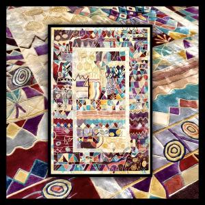 Shanghai Art Deco Silk Rug 300x200 Cm