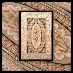 Knotted Carpet From The Aubusson Style
