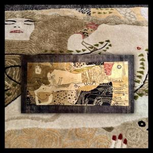 Water Serpent Rug After Gustav Klimt
