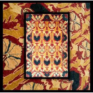 Indian Floral Rug After William Morris 