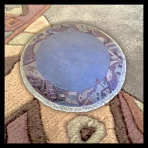 Round Nepalese Rug, Diameter: 200 Cm 