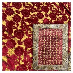 Genoa Velvet / Embroidery / Fabric /  Rug / Modern Work