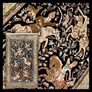Ghoum Silk Persian Rug