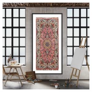 Persian Tabriz Carpet In Wool And Silk Made On Silk, 70 Raj