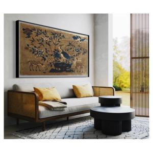 Chinese Carpet, Beijing Early 20th Century, China.