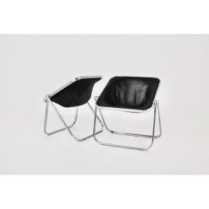 Plona Chairs By Giancarlo Piretti For Anonima Castelli, 1970s Set Of 2