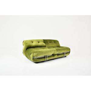 Soriana Sofa By Afra & Tobia Scarpa For Cassina, 1970s