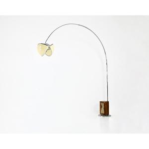 "pac-man" Arco Floor Lamp By Superstudio For Poltronova, 1970s