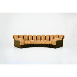 Ds-600 Modular Sofa By Berger, Peduzzi, Vogt & Ulrich For De Sede, 1970s