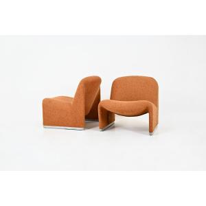 Pair Of Alky Armchairs By Giancarlo Piretti For Anonima Castelli, 1970s