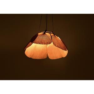 "shichi" Uchiwa Pendant Light By Ingo Maurer For Design M, 1970s  