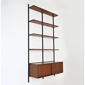 E22 Wall-mounted Bookcase By Osvaldo Borsani For Tecno, 1950s