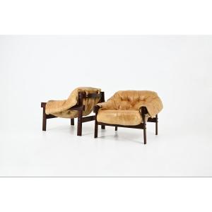 Lounge Chairs “mp-41” By Percival Lafer For Lafer Mp, 1970s, Set Of 2