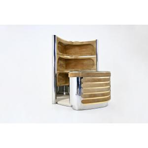 Bar Set Attributed To Willy Rizzo, 1970s