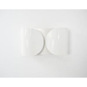 White Foglio Sconce By Tobia & Afra Scarpa For Flos, 1960s