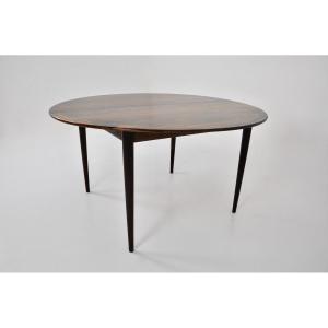 Round Dining Table From Grete Jalk For Cj Rosengaarden, 1960s
